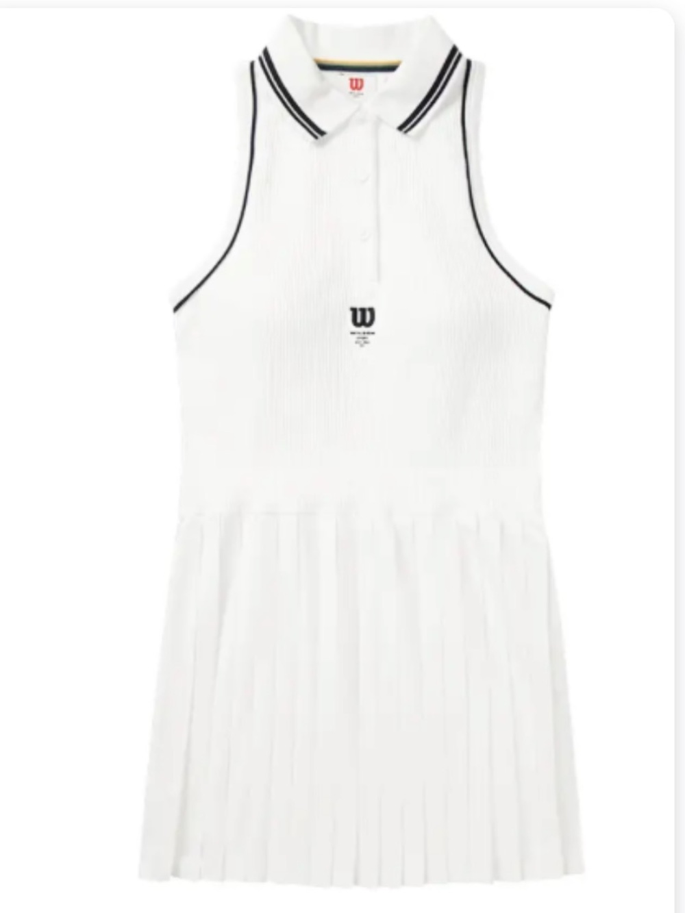 Wilson White and Navy Polo Topspin Dress